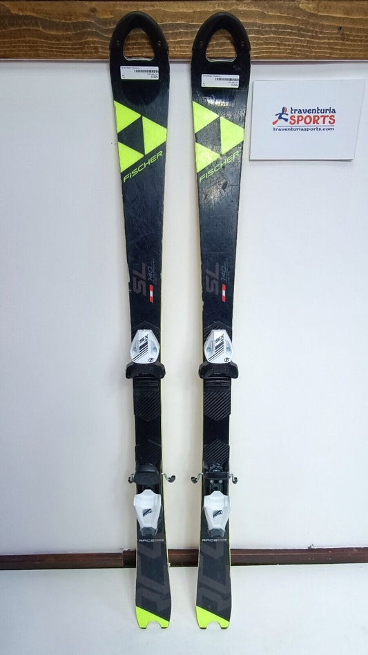 Fischer RC4 SL FIS 140 cm Ski + neue Tyrolia 7.5 Bindungen Wintersport