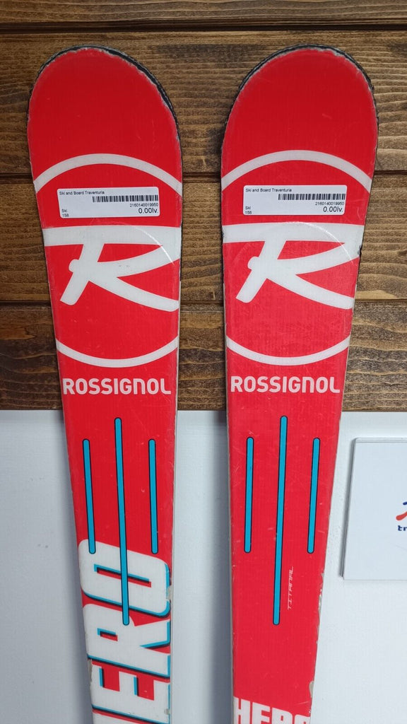 Rossignol Hero FIS GS Pro 158 cm Ski + Look 7 Bindings Winter Fun