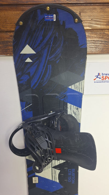 Burton LTR 150 cm Snowboard + Burton M  Bindings Winter Snow Adventure Fun