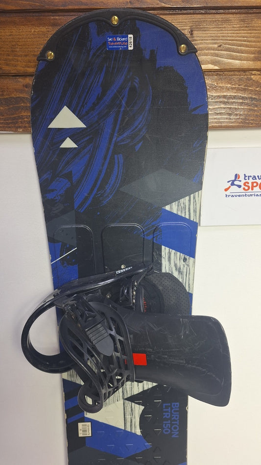 Burton LTR 150 cm Snowboard + Burton M  Bindings Winter Snow Adventure Fun