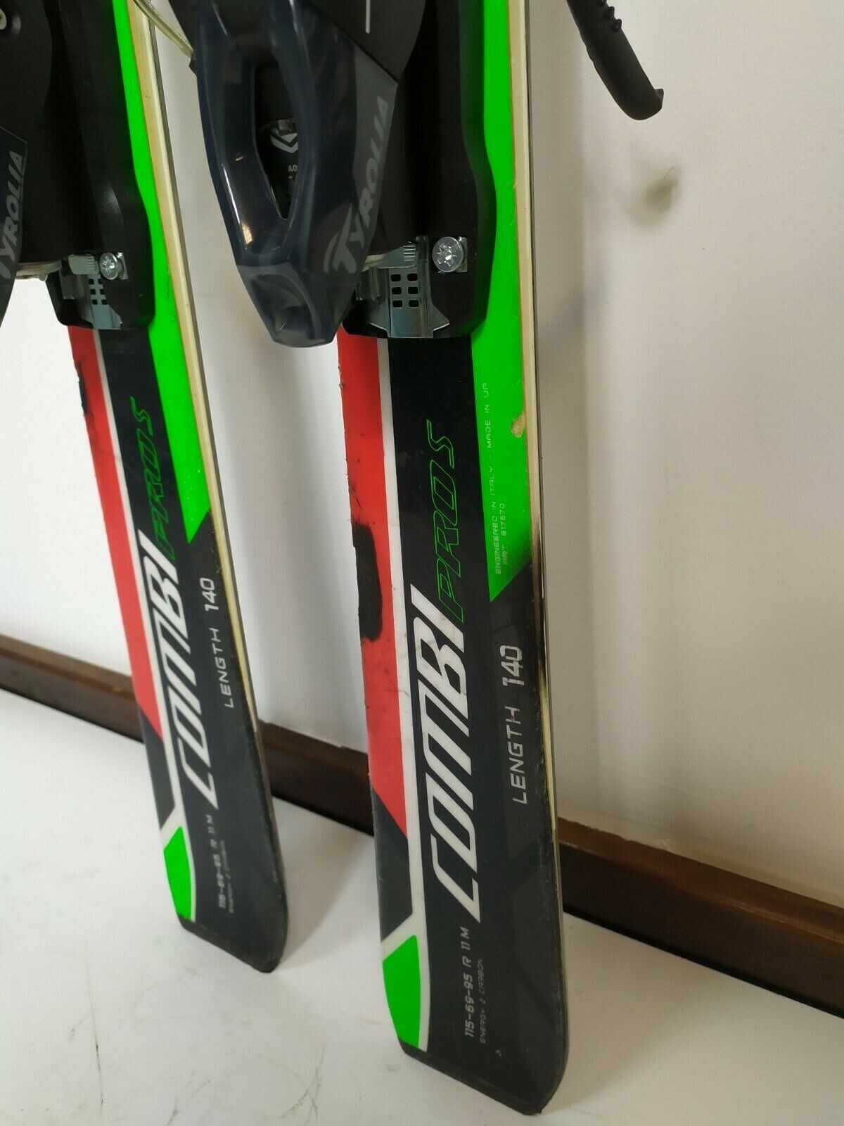 Nordica Dobermann Combi Pro S 140 cm Ski + NEUE Tyrolia SX 10 Bindungen BSL