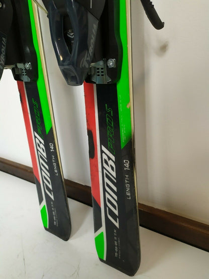 Nordica Dobermann Combi Pro S 140 cm Ski + NEUE Tyrolia SX 10 Bindungen BSL
