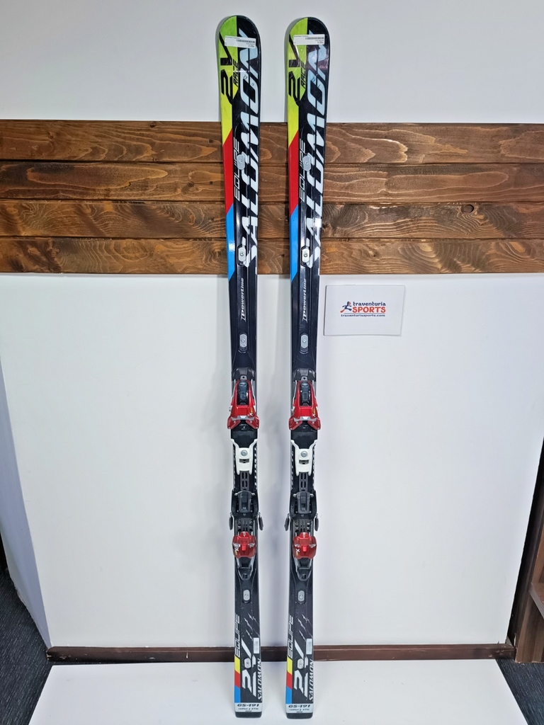 Salomon Equipe 2V Race GS 191 cm ski + Atomic 20 Bindings Winter Sports Snow