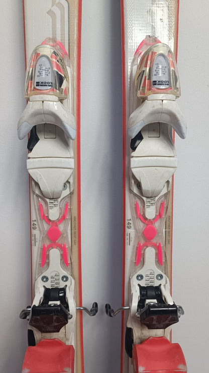 Rossignol Famous 149cm Ski + Look 10 Bindings Winter Adventure Winter
