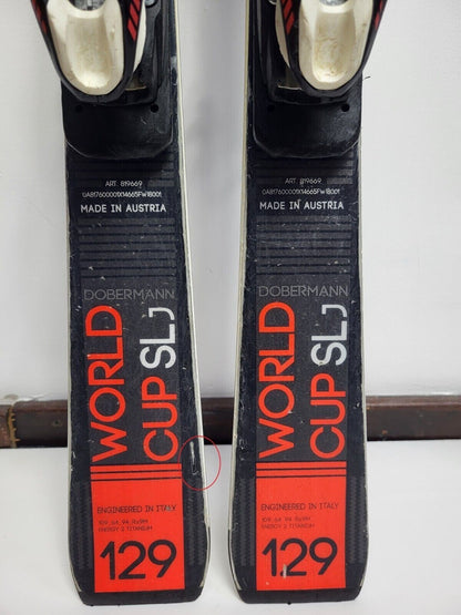 Nordica Dobermann WC SL J 129 cm Ski + Marker 10 Bindungen Sport Winterspaß