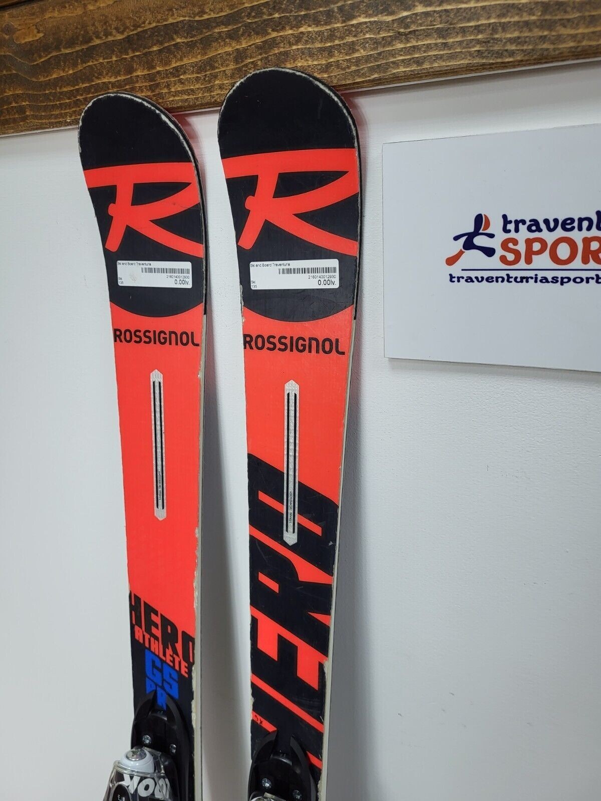 Rossignol Hero Athlete GS Pro A14 135 cm Ski + NEW Look Xpress 7 Bindings