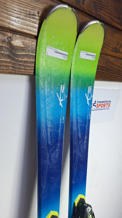 K2 LUV 75 149cm Ski + Fischer 11 Bindings Winter Adventure Winter