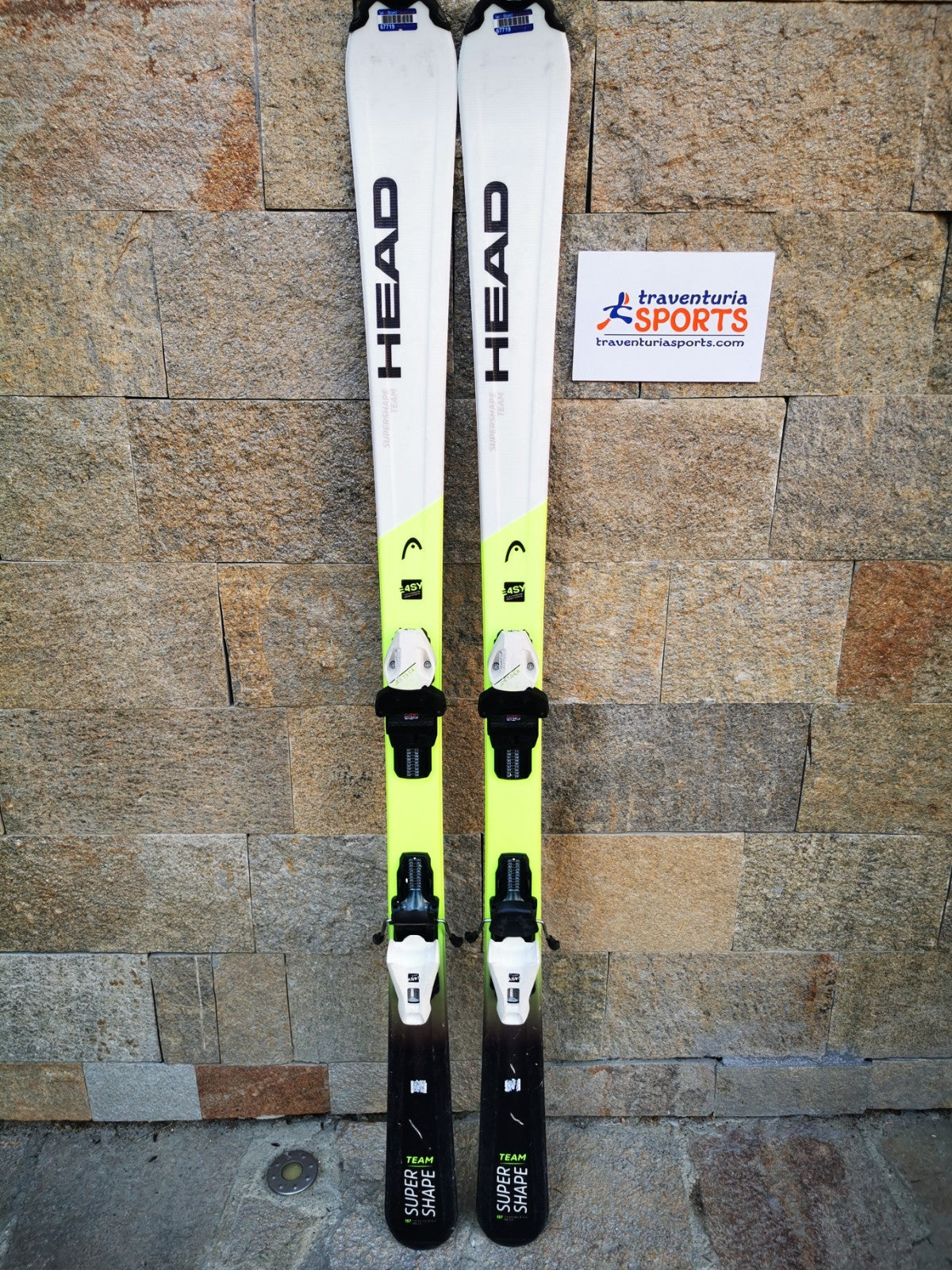 HEAD Supershape Team Easy 157cm  Ski + HEAD 7.5 Bindings  Winter Sport