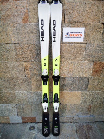 HEAD Supershape Team Easy 157cm  Ski + HEAD 7.5 Bindings  Winter Sport