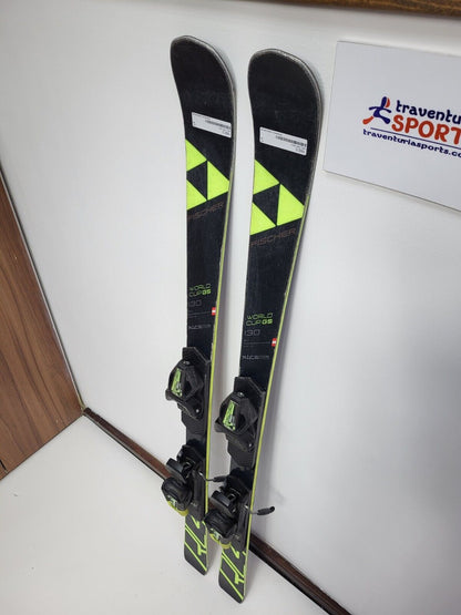 Fischer RC4 WC FIS 130 cm Ski + Fischer 9 Bindungen Wintersport