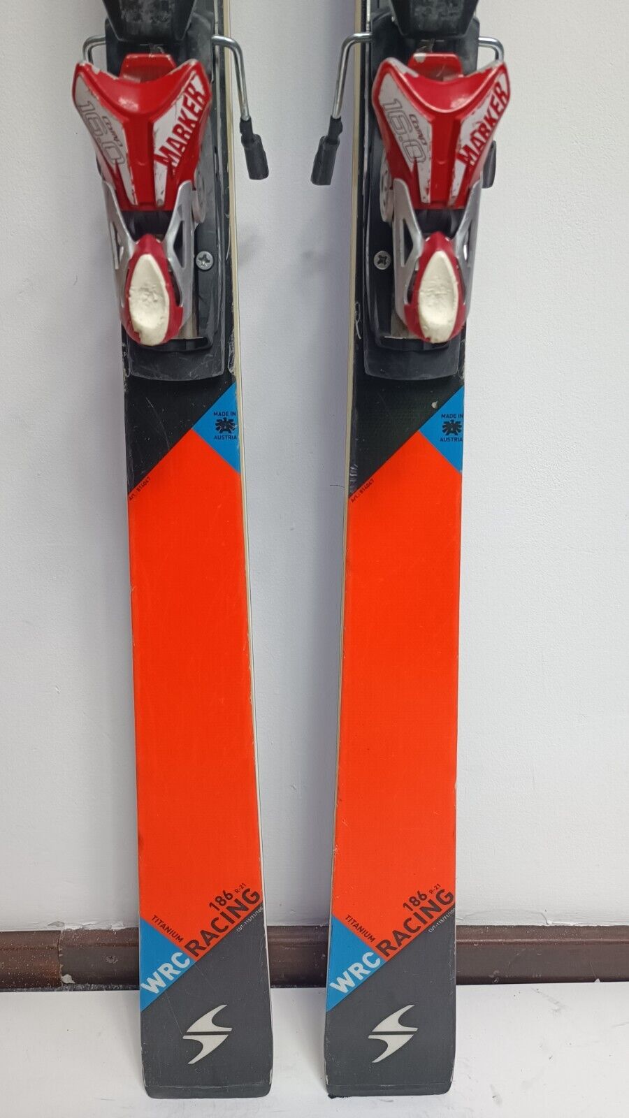 Blizzard WRC Racing 186cm Ski + Marker 16 Bindings Winter Sport