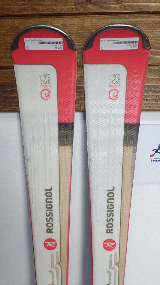 Rossignol Famous 149cm Ski + Look 10 Bindings Winter Adventure Winter