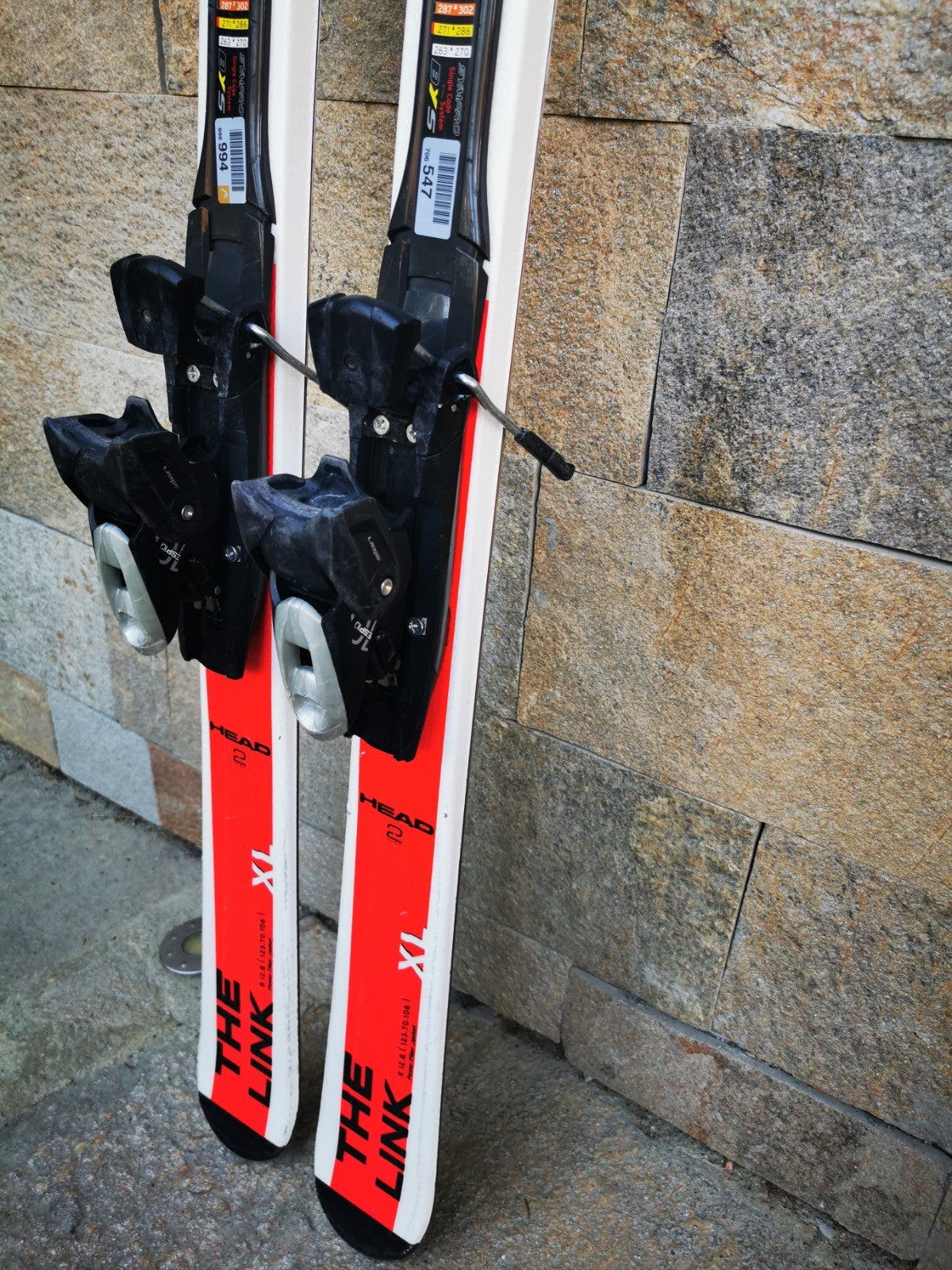 HEAD The Link R 170cm  Ski + Elan ESP 10 Bindings Adventure Winter Sport