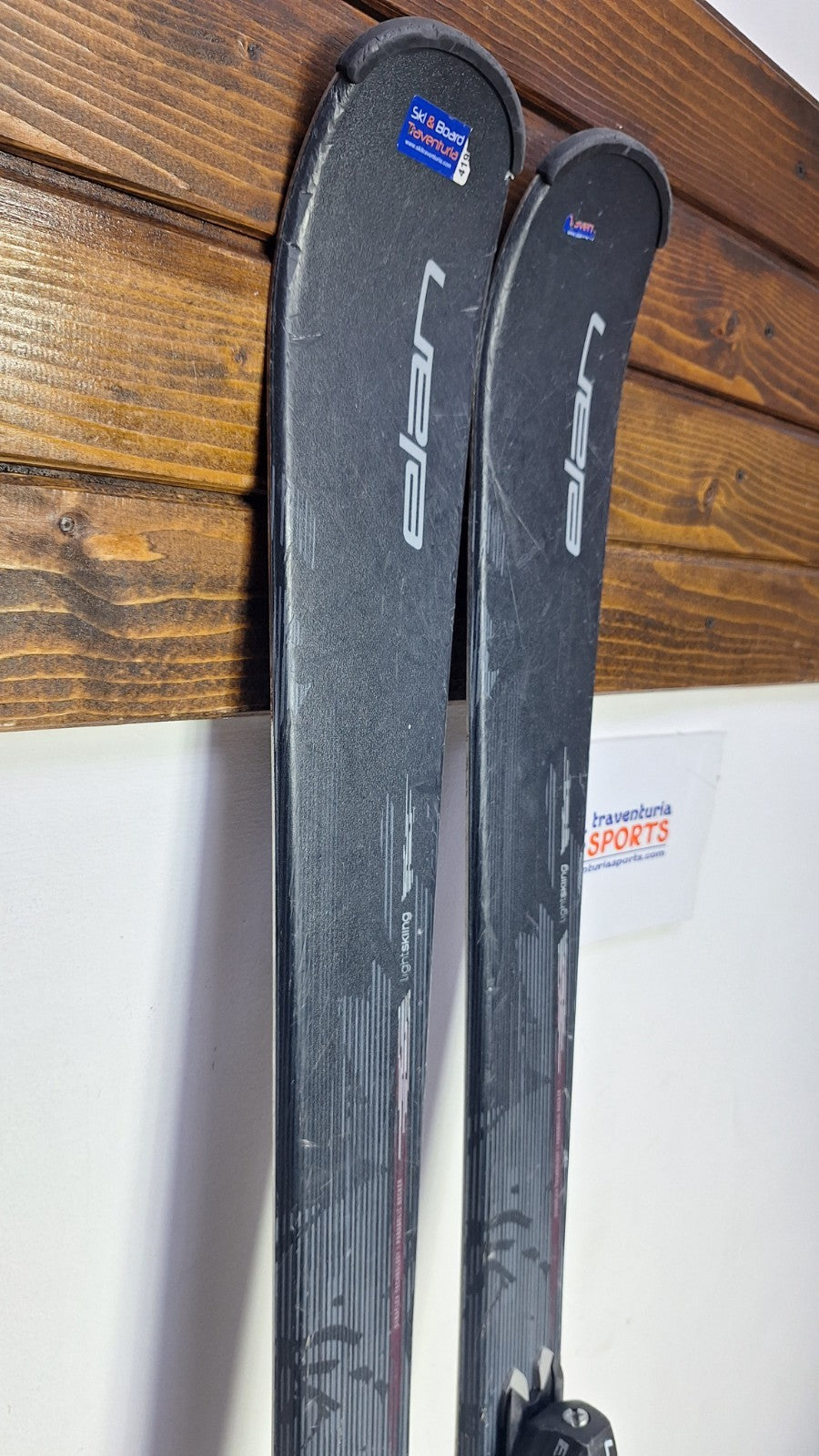 Elan Snow Black 158cm  Ski + Elan 7.5 Bindings Adventure Winter Sport