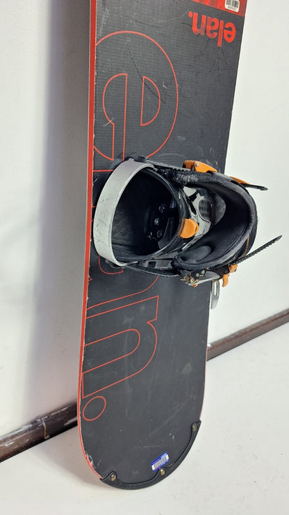 Snowboard Elan Explore R 160 cm + Attacchi HEAD Rental L Divertimento sulla Neve Invernale