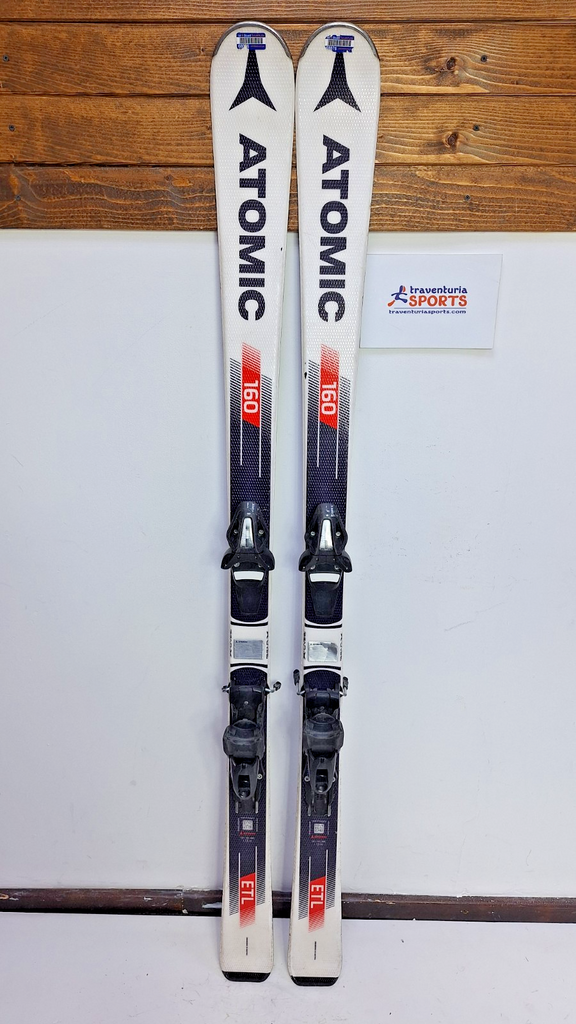 Atomic ETL R EZY2 160 cm Ski + Elan ESR 10 Bindings Snow Winter Fun