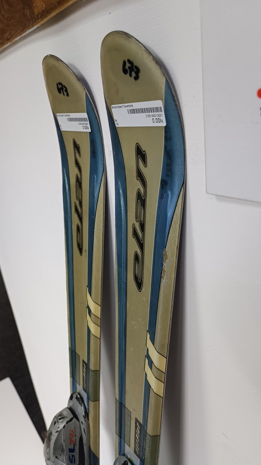 Elan Interga Race 130 cm Ski  + Tyrolia 7 Bindings Winter Fun Snow