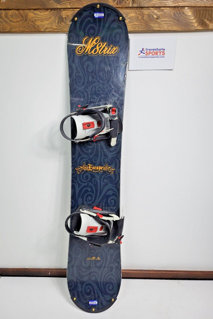 2018 Matrix Escape 145 cm Snowboard + Salomon S Bindungen Schneeabenteuer Winter