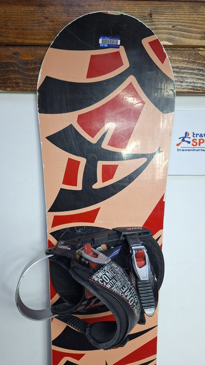 Snowboard Heli Kamikaze 147 cm + Attacchi HEAD Rental M Avventura sulla Neve Invernale