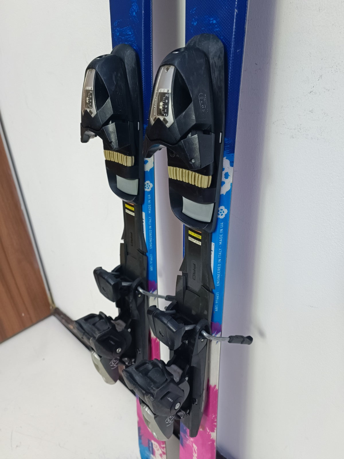 Nordica Little Belle 130 cm Ski + Fixations Elan ESP 7.5 Aventure hivernale Hiver