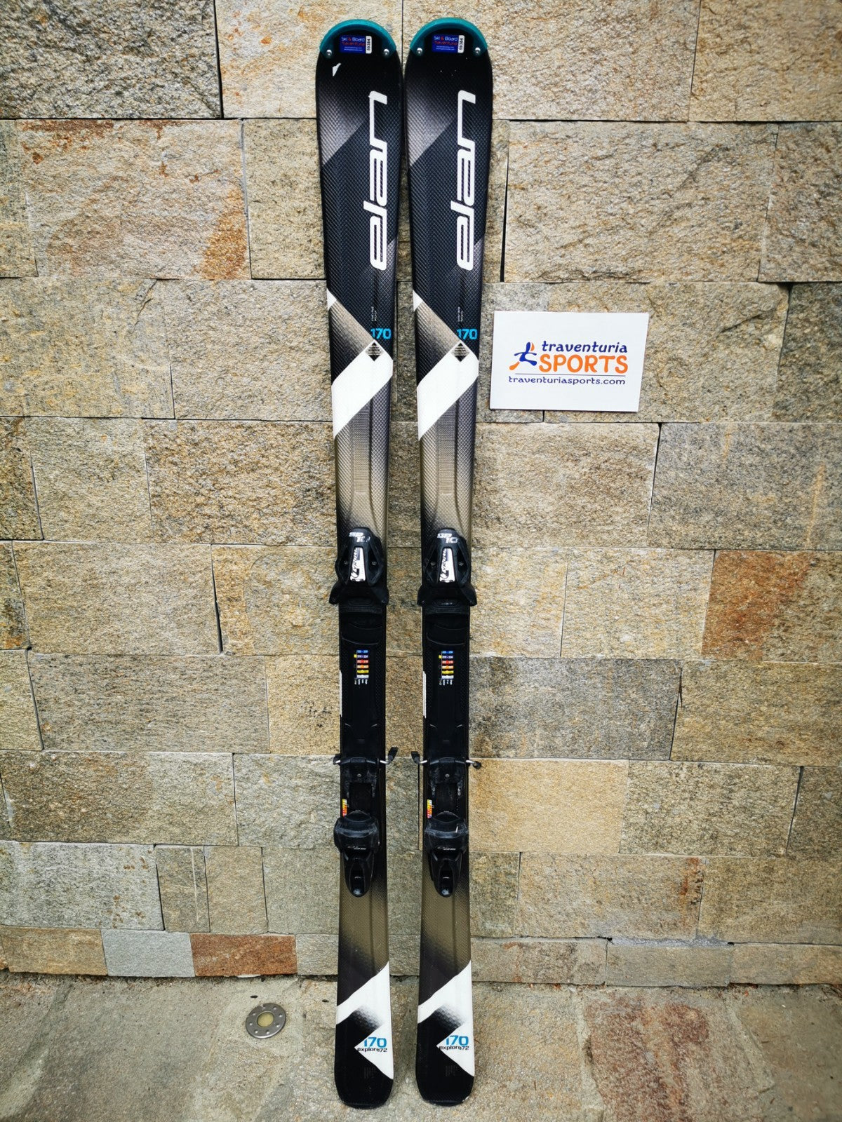 Elan Explore 72 170 cm  Ski + Elan ESP 10 Bindings Adventure Winter Sport
