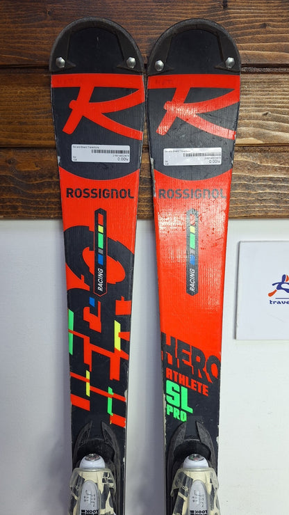 Rossignol HERO Athlete SL Pro 128 cm Ski + Look 7 Bindung Wintersport Schnee