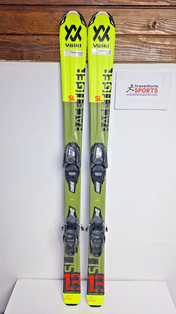Völkl Racetiger 13 SL 120 cm Ski + Marker 4.5 Bindings Winter Sport Snow Fun