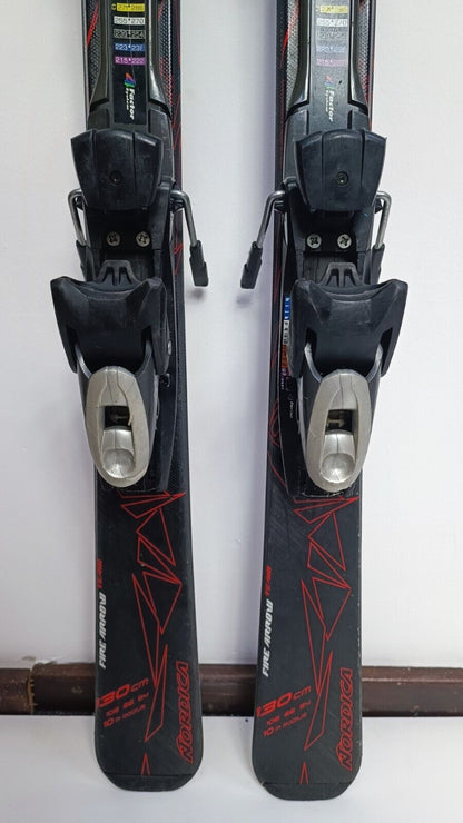 Nordica Fire Arrow TM 130 cm Ski + Elan ESP 7.5 Bindings Winter Adventure Winter