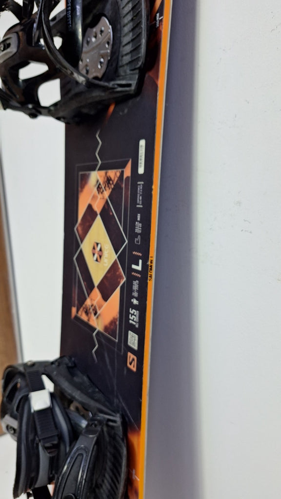 Salomon Wild Card 155 cm Snowboard + Speedfit L Bindings Winter