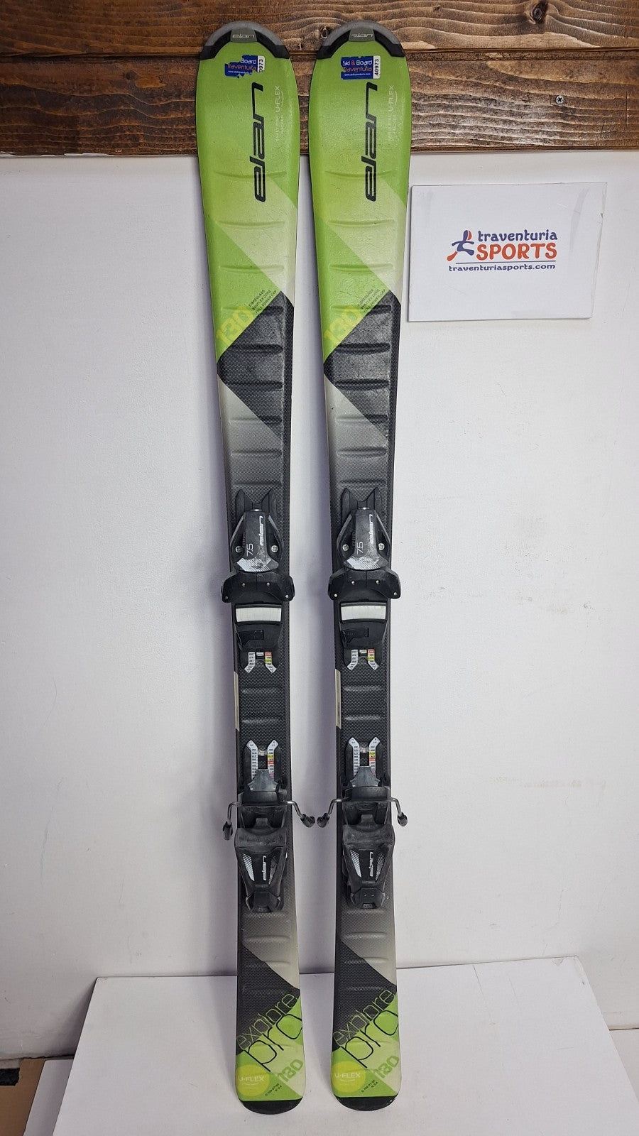 Elan Explore Pro 130 Ski + Elan 7.5 Bindings Winter Sport Fun