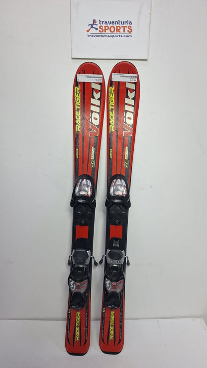Volkl Racetiger GS 90cm Ski + Marker 4.5 Bindings Winter Sport Fun