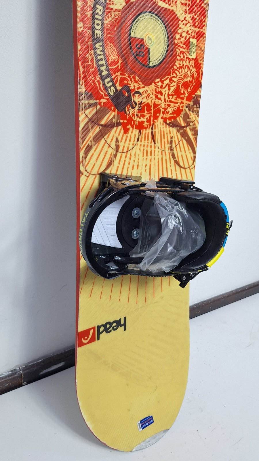 HEAD Rocka 4D 159 cm Snowboard + Brand New Talerun L Bindings Winter Sport Fun