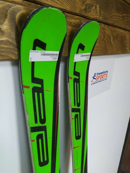 Elan Race RCG 142 cm Ski + Elan 7.5 Bindungen Winterspaß im Schnee Outdoor