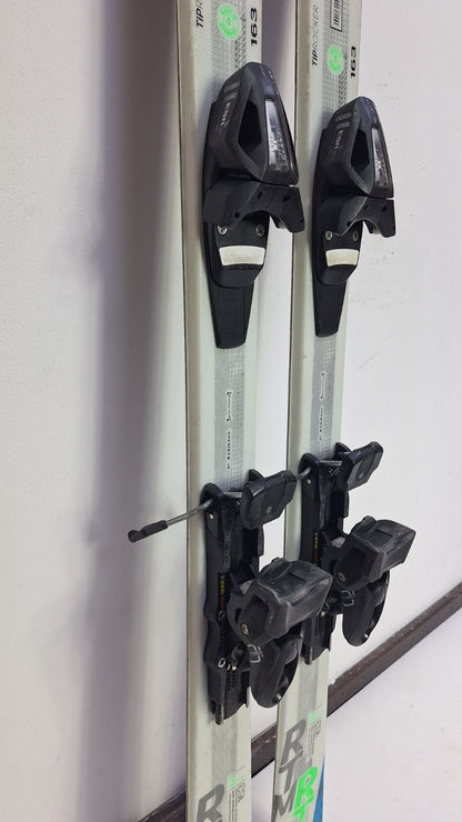 Sci Völkl RTM 163 cm + attacchi Elan ESR 10 Fun Snow Winter Sport Piste