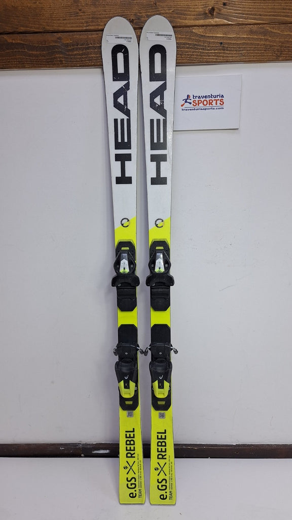 Head World Cup Rebels e.GS 145 cm Ski + HEAD 9 Bindungen Wintersport Schnee