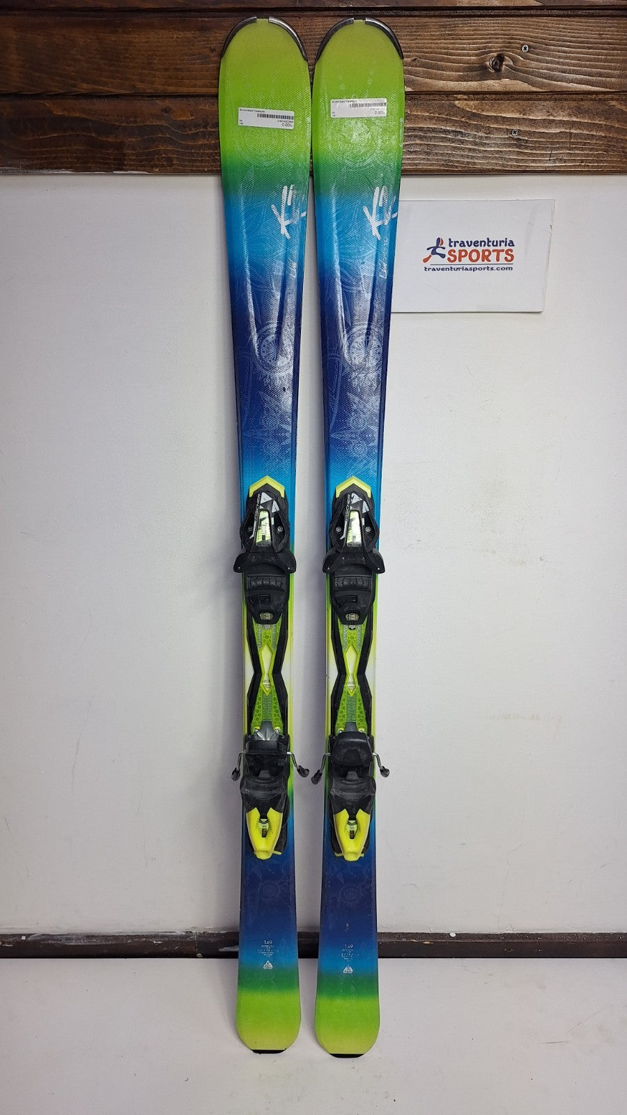 K2 LUV 75 149cm Ski + Fischer 11 Bindings Winter Adventure Winter