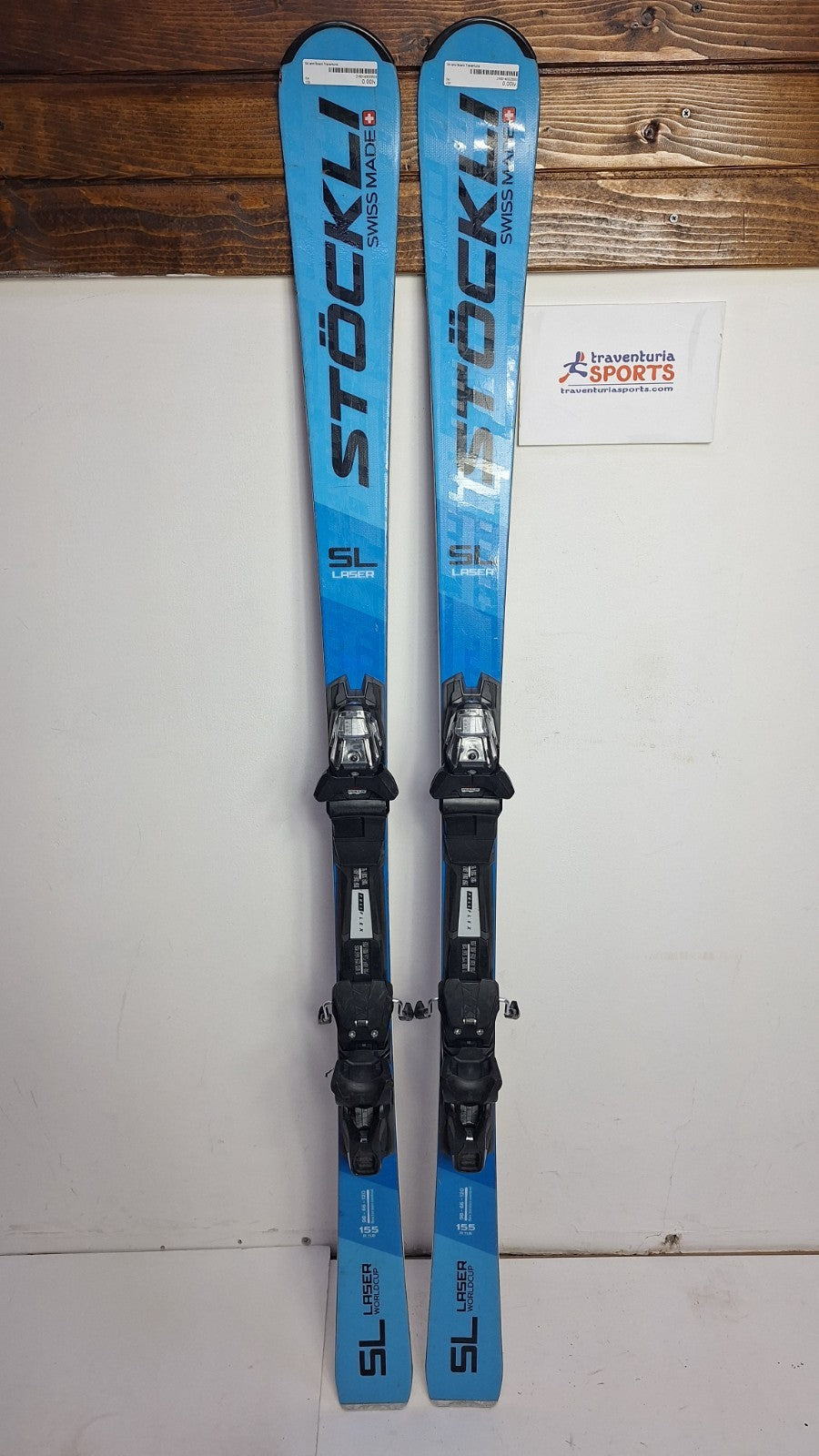 Stockli Laser SL World Cup 155cm Ski + Salomon 11 Bindings Winter Sport