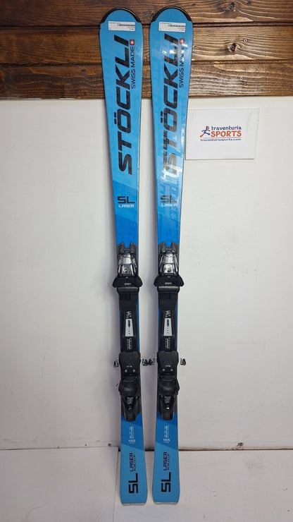 Stockli Laser SL World Cup 155cm Ski + Salomon 11 Bindings Winter Sport