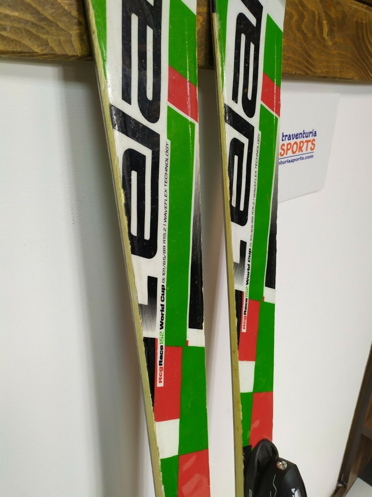Elan Race RCG 152 cm Skis + NEW Tyrolia SX10 Bindings Winter Fun Snow BSL