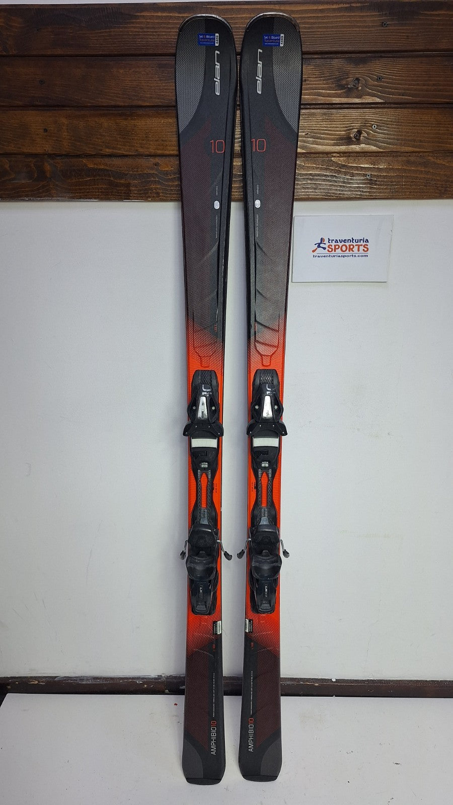 Elan Amphibio 10 168cm Ski + Elan EL 10  Bindings Winter Adventure Outdoor