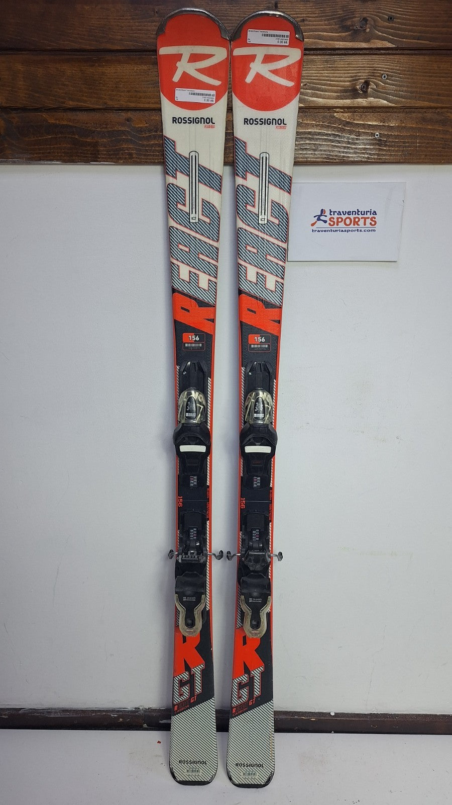 Rossignol REACT GT Carbon 156cm Ski + LOOK 10 Bindings Winter Adventure
