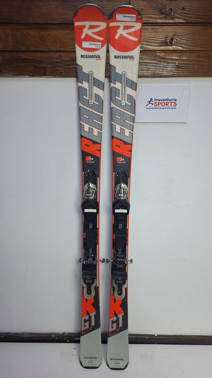 Rossignol REACT GT Carbon 156cm Ski + LOOK 10 Bindings Winter Adventure