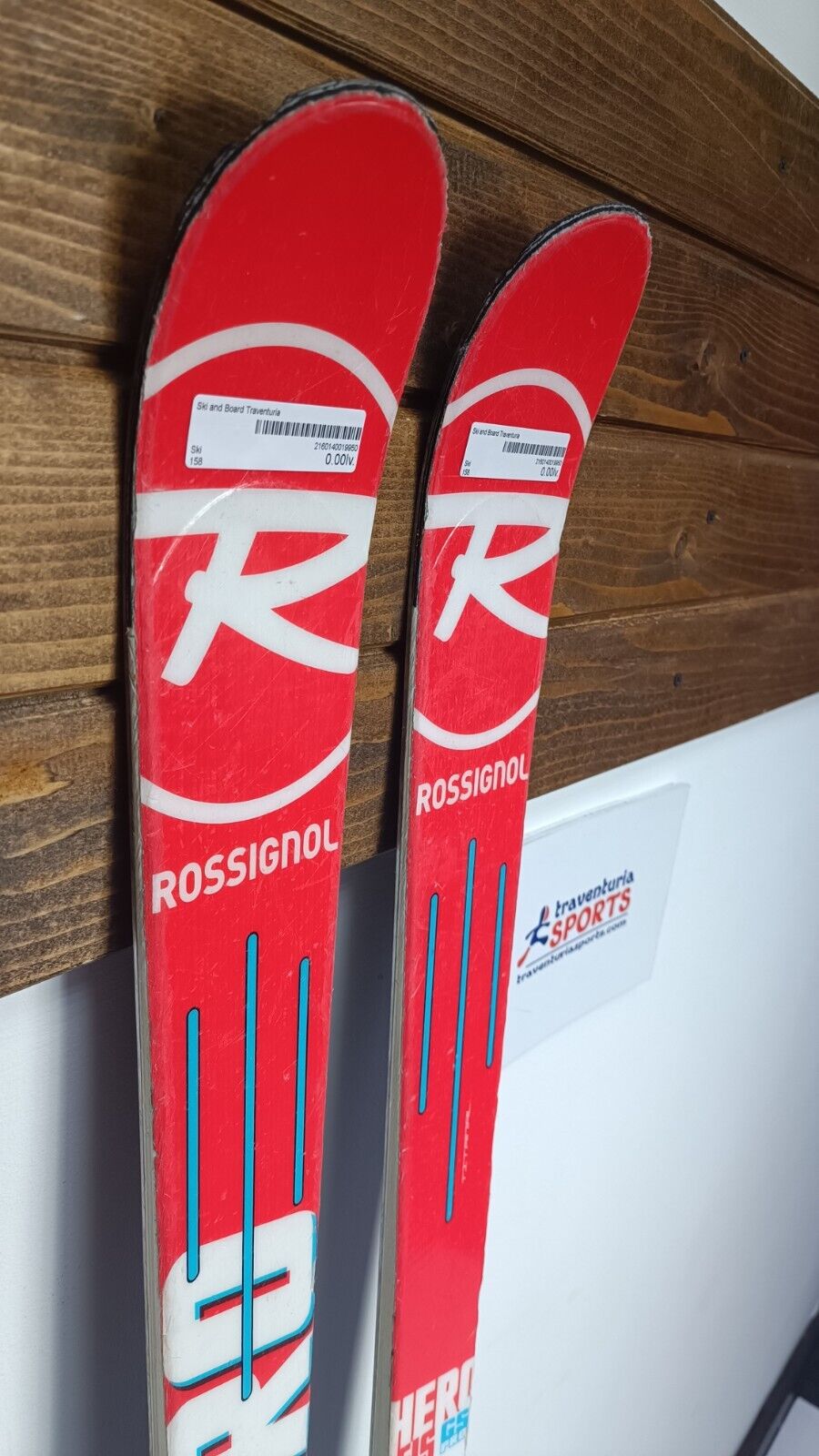 Rossignol Hero FIS GS Pro 158 cm Ski + Look 7 Bindings Winter Fun Snow