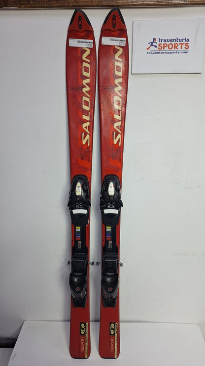 Salomon Equipe 9T 120cm Ski + Tyrolia 4.5 Bindings Winter Sport Fun