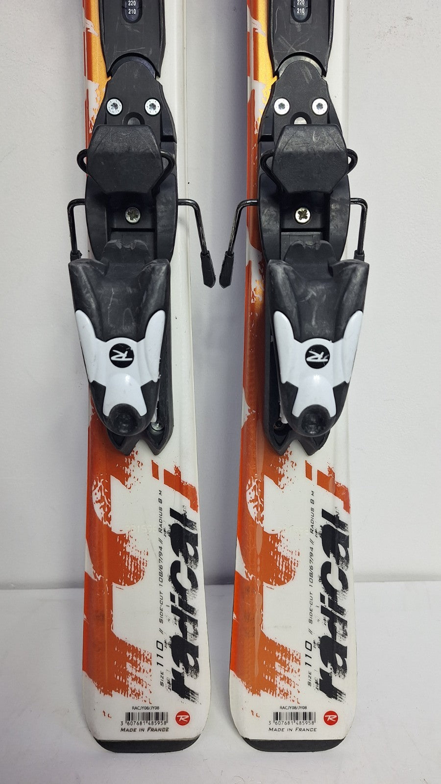 Rossignol Radical 110 cm Ski + Rossignol 4.5 Bindungen Wintersport Schnee