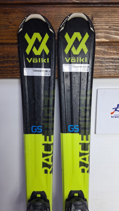 Volkl Racetiger GS 13 120cm Skis + Marker 4.5 Bindings Winter Fun Snow
