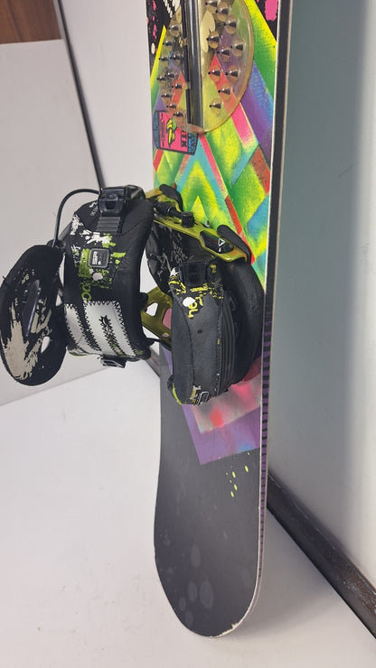 GNU Smart Pickle PBTX 148cm Snowboard + SP(sLAB Series) M Bindings  Fun Snow