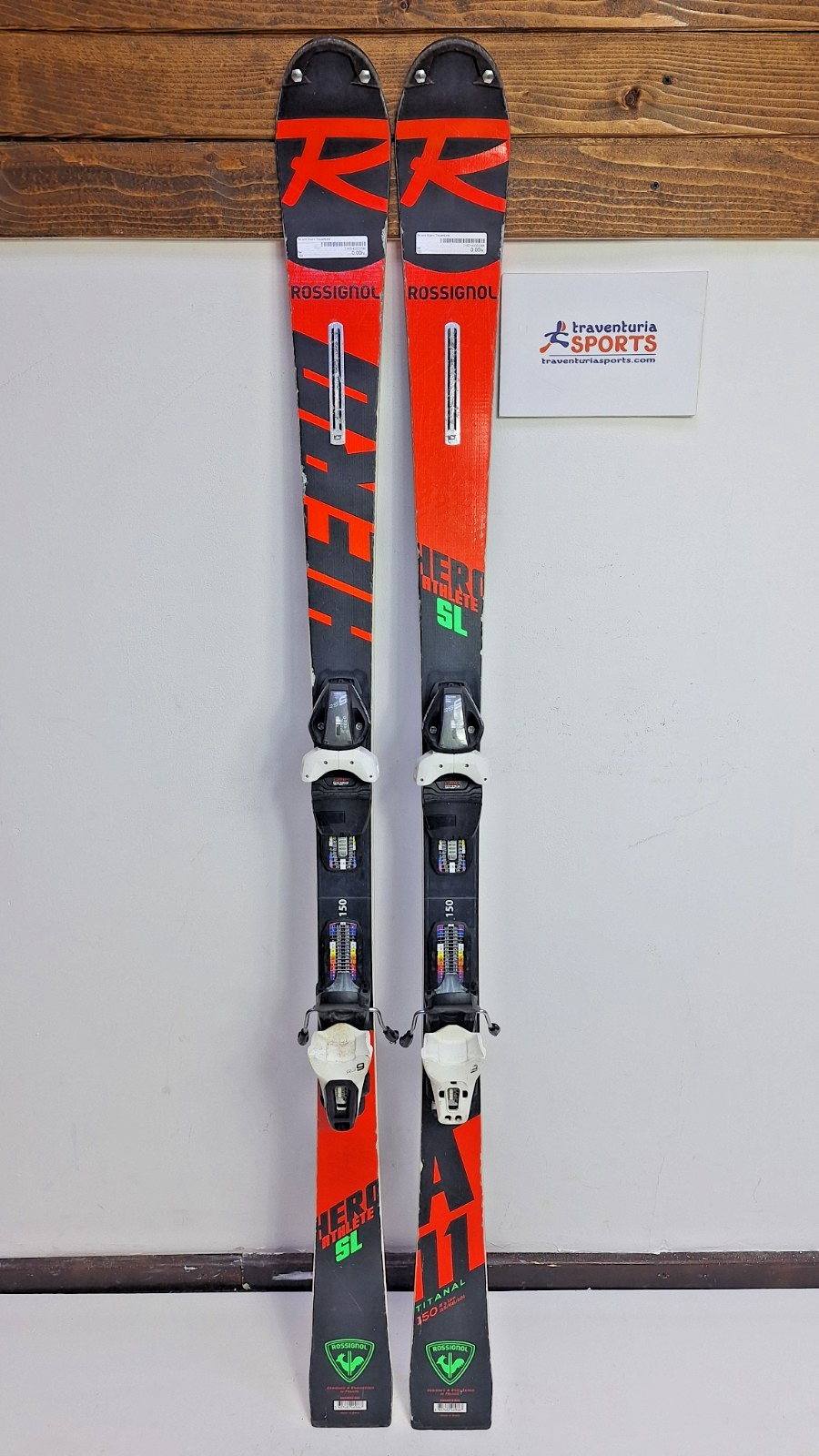 Rossignol HERO Athlete GS Pro 150 cm Ski + neue Look 7 Bindung Winterabenteuer