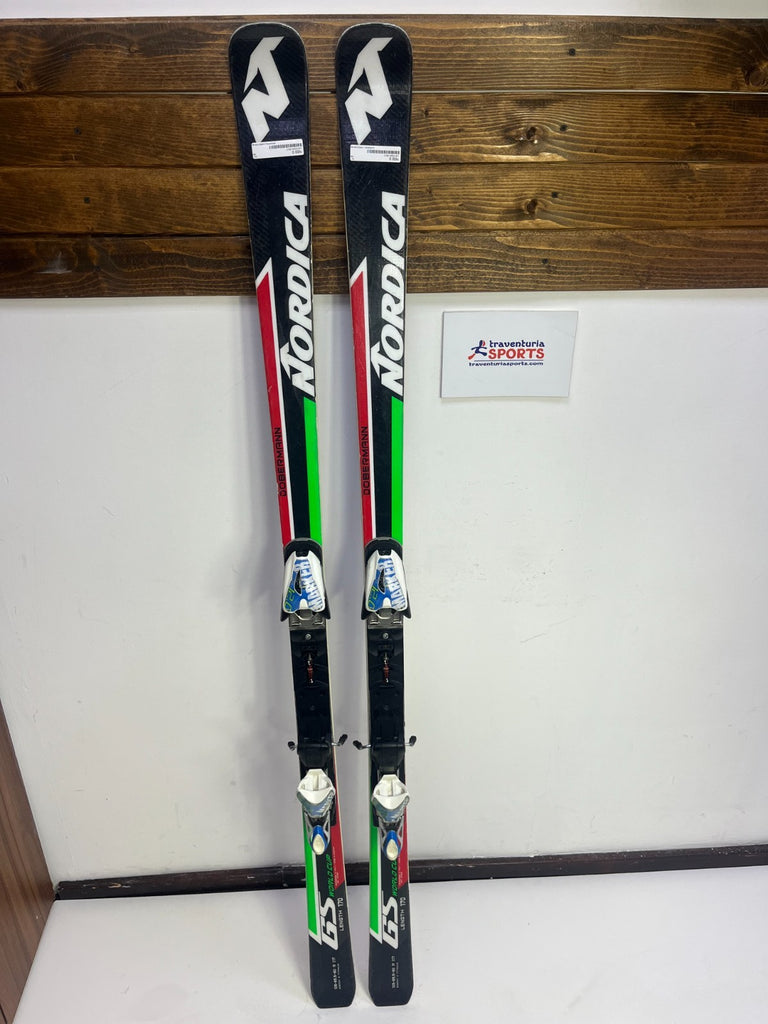 Nordica Dobermann Weltcup-GS-Ski 170 cm + Marker 12 Bindungen Schneesport