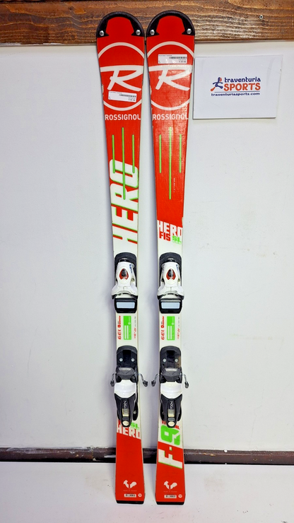 Rossignol Hero FIS SL Pro 139 cm Ski + Look NX 10 Bindings Winter Sport Snow